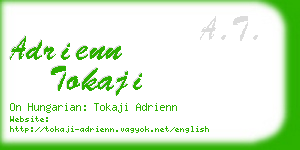 adrienn tokaji business card